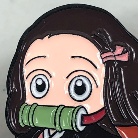 Nezuko Kamado Demon Slayer Pin Lapel Anime Manga - Picture 2 of 9